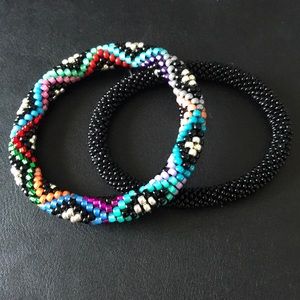 Beaded bracelets from Nepal